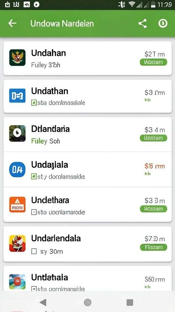 Karakter karakter unik yang bisa Anda pilih.
