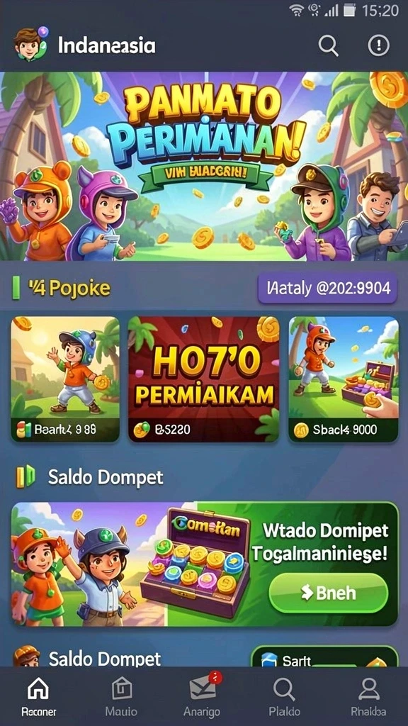 Tampilan antarmuka yang menarik dan mudah digunakan.