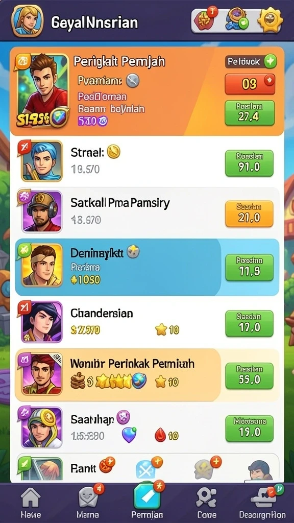 Karakter baru yang menarik dan mudah digunakan.