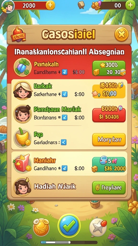 Beragam karakter unik untuk dipilih sesuai preferensi Anda.