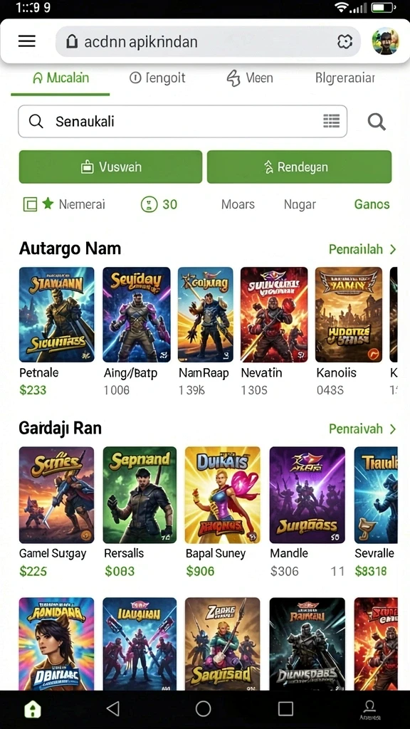 Momen seru saat bertarung dengan lawan.