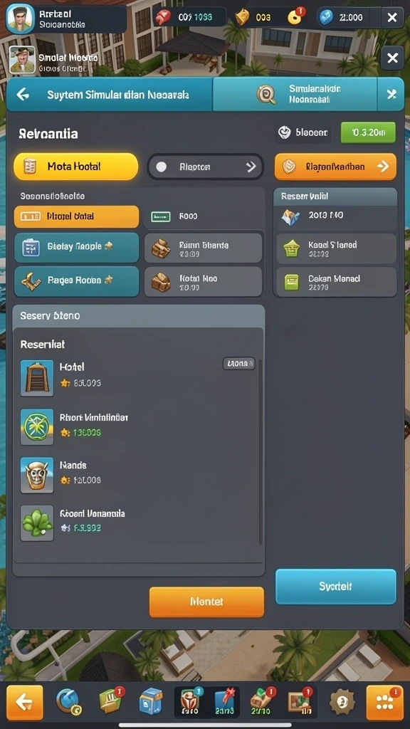 Screenshot pertama memperlihatkan tampilan menu utama BINGO101.