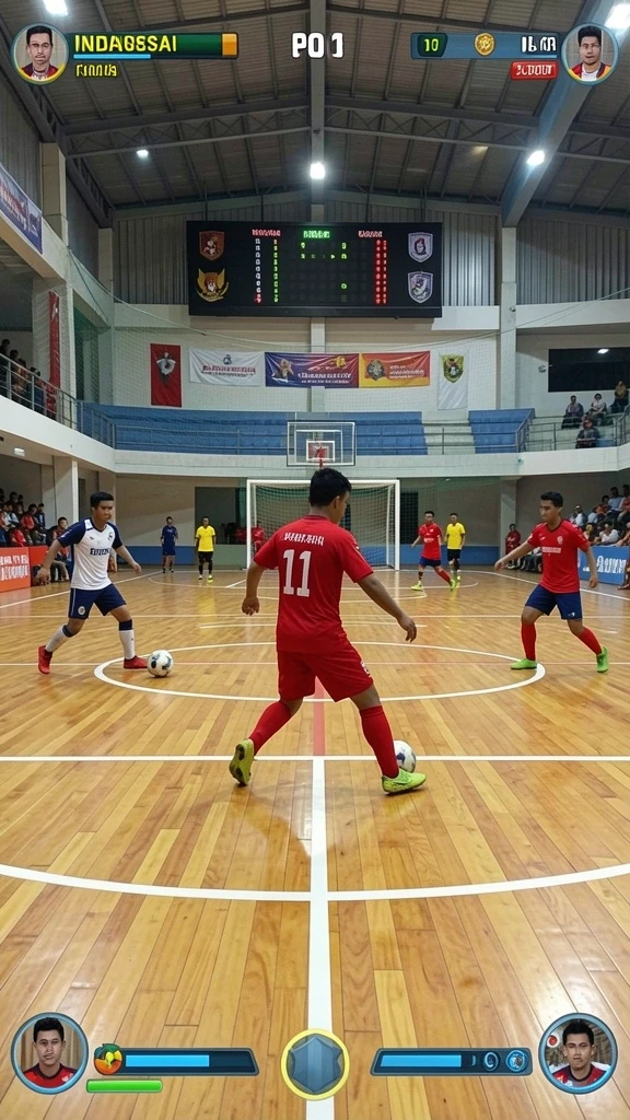 Fitur karakter yang dapat disesuaikan.