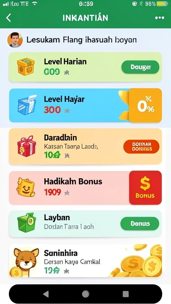 Level yang menantang dan penuh kejutan.