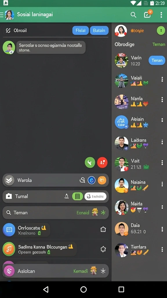 Tampilan gameplay yang menarik dan interaktif.