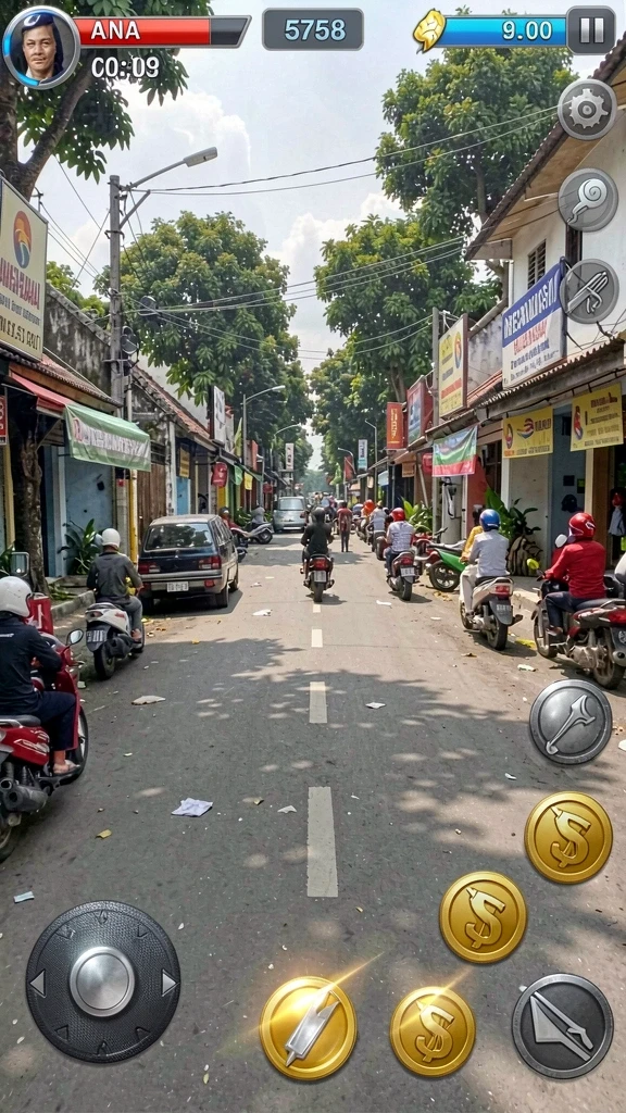 Mode multiplayer yang seru dan kompetitif.