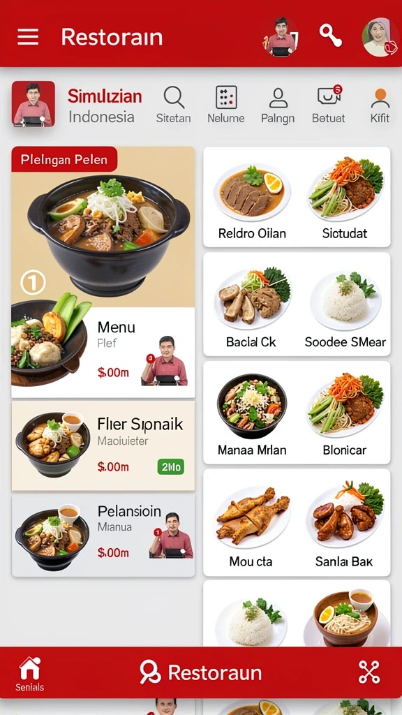 Fitur komunitas untuk berinteraksi dengan pemain lain.