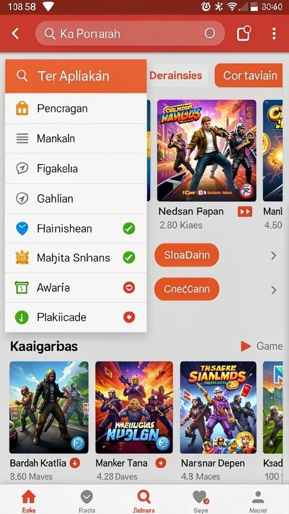 Berbagai karakter unik untuk dipilih