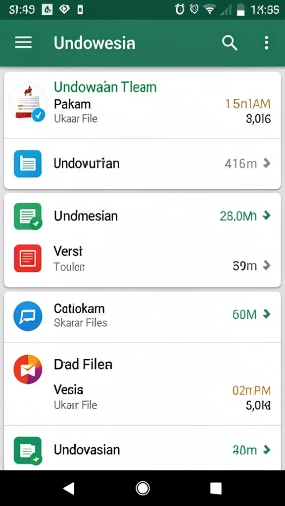 Tampilan antarmuka yang user-friendly.