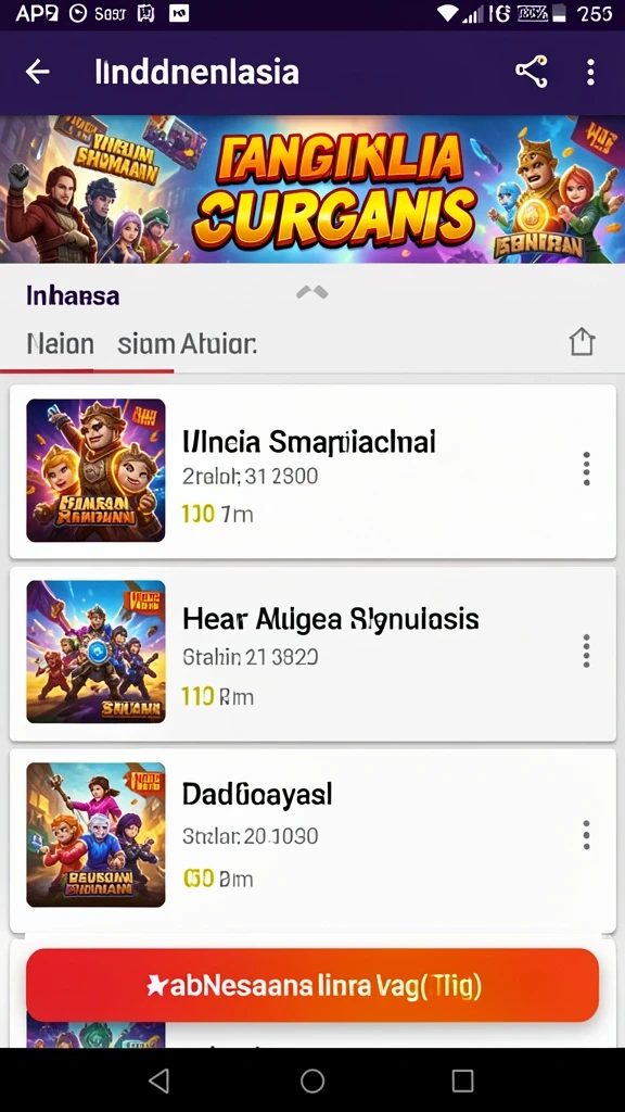 Animasi menarik saat karakter mendapatkan upgrade barang.