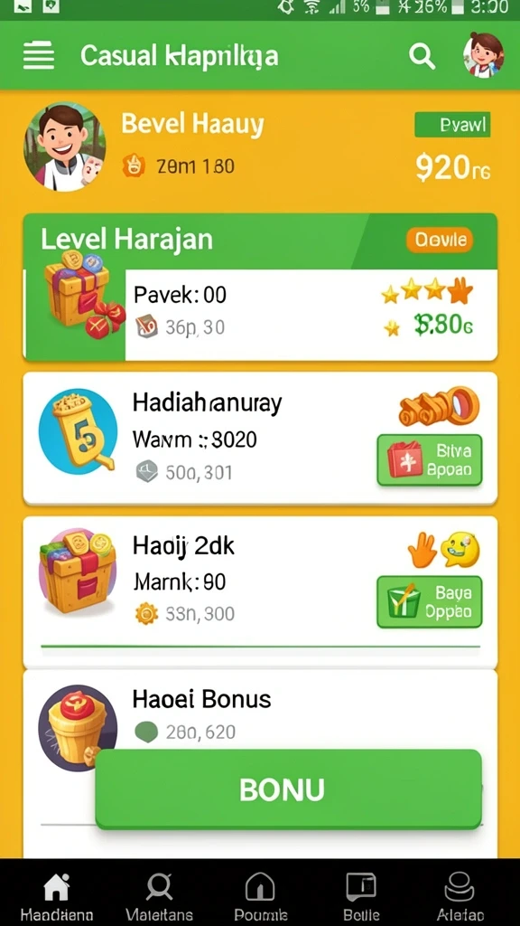 Karakter yang bisa disesuaikan sesuai keinginan.