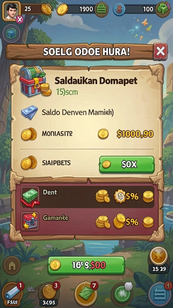 Tampilan antarmuka yang menarik dan modern.