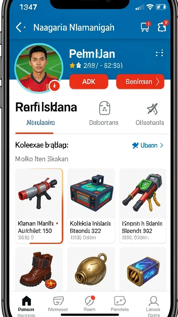 Tampilan antarmuka yang user-friendly dan mudah dinavigasi.