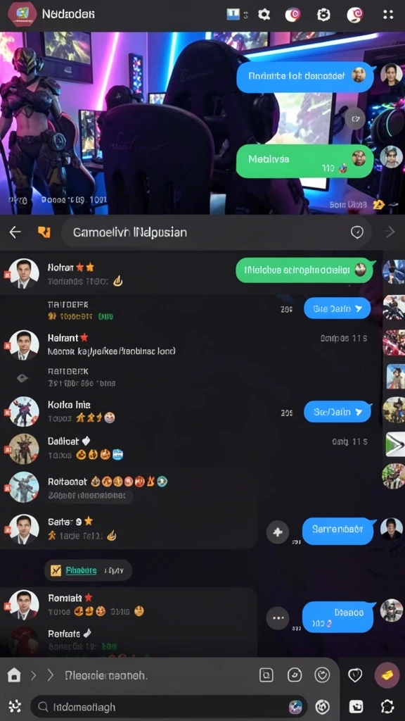 Tampilan antarmuka yang modern dan menarik.