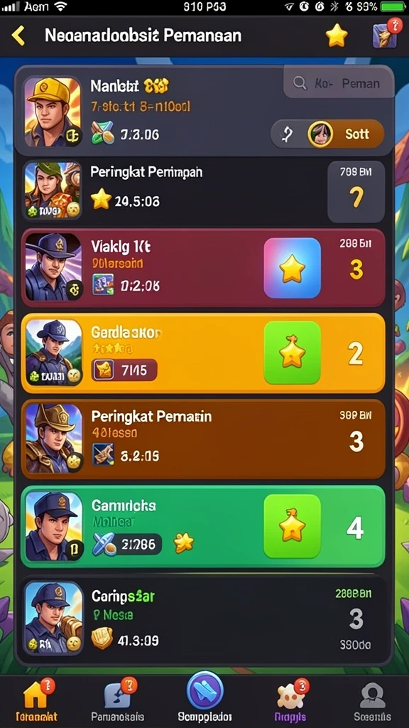 Tampilan antarmuka pengguna yang menarik dan mudah dinavigasi.