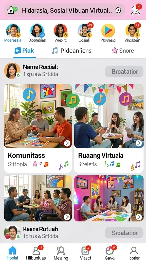 Tampilan utama PAUS188 yang penuh warna dan menarik.