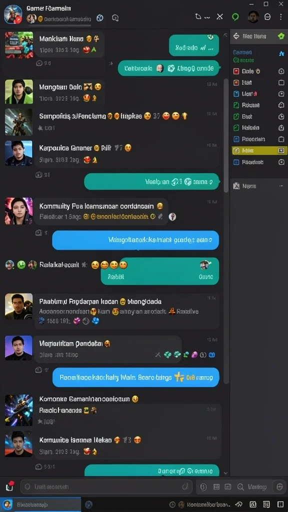 Tampilan menu utama yang menarik dan intuitif.