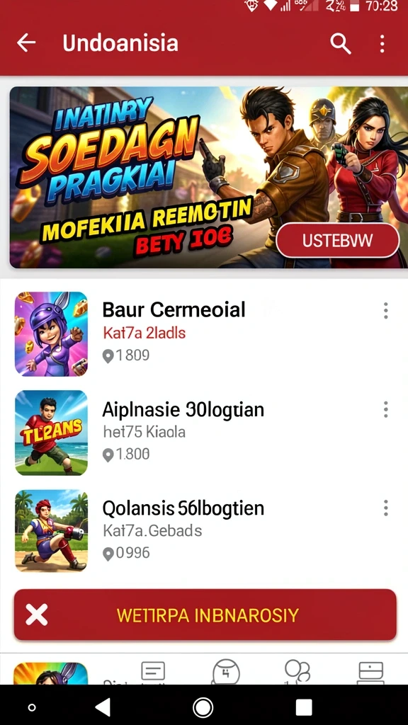 Screenshot menampilkan tantangan level baru yang menarik.