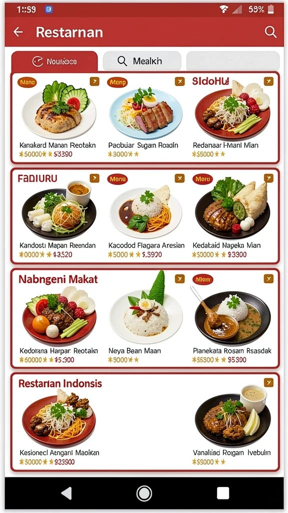 Tampilan antarmuka yang intuitif dan menarik.
