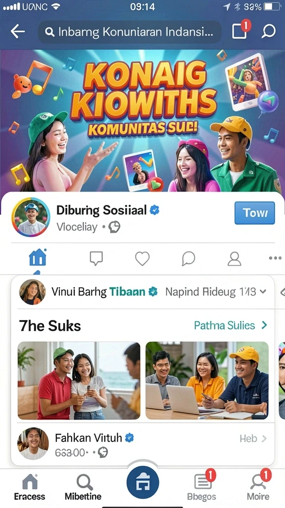 Tampilan antarmuka yang ramah pengguna.