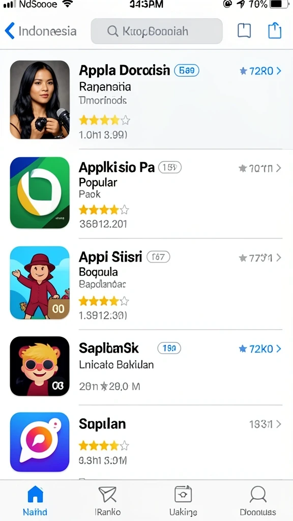 Tampilan antarmuka yang user-friendly.