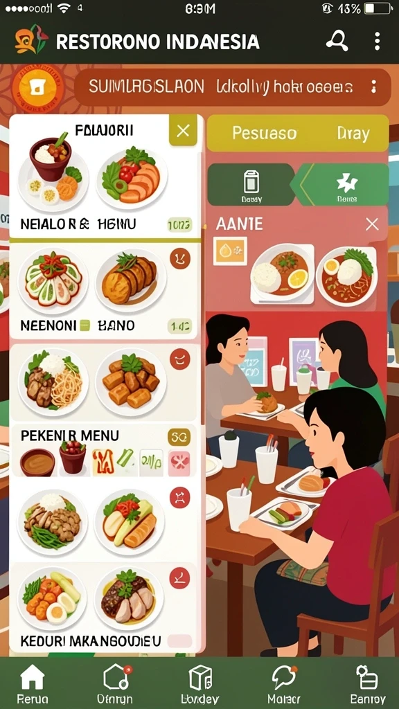Tampilan antarmuka yang menarik dan mudah digunakan.