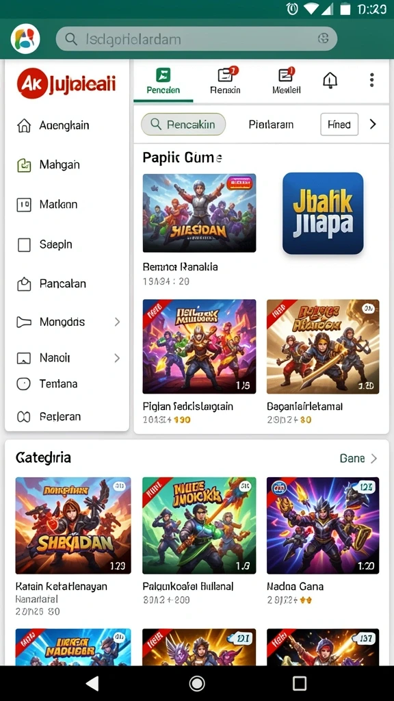Peta yang luas dan detail yang memukau.