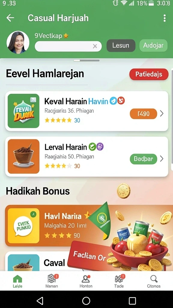 Tampilan antarmuka yang mudah dinavigasi.