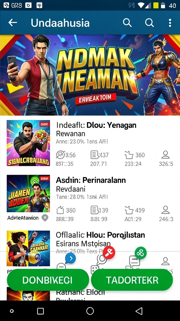 Fitur interaksi sosial yang menyenangkan.