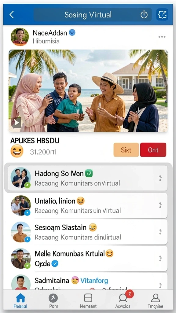 Mode multiplayer yang memungkinkan bermain bersama teman-teman.