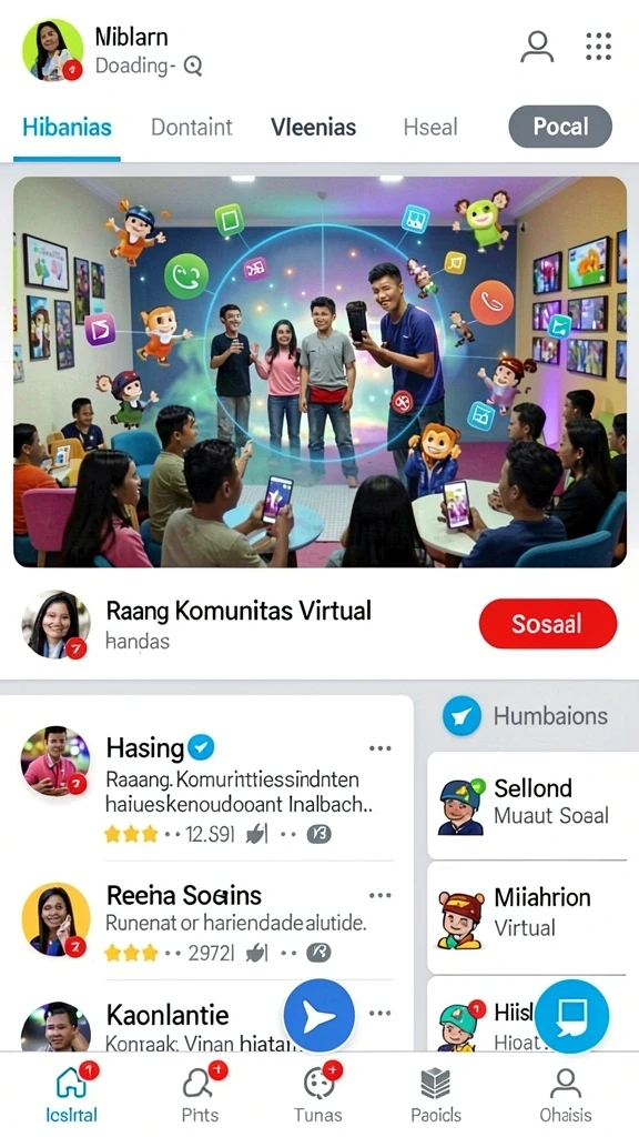 Tampilan antarmuka pengguna yang intuitif.