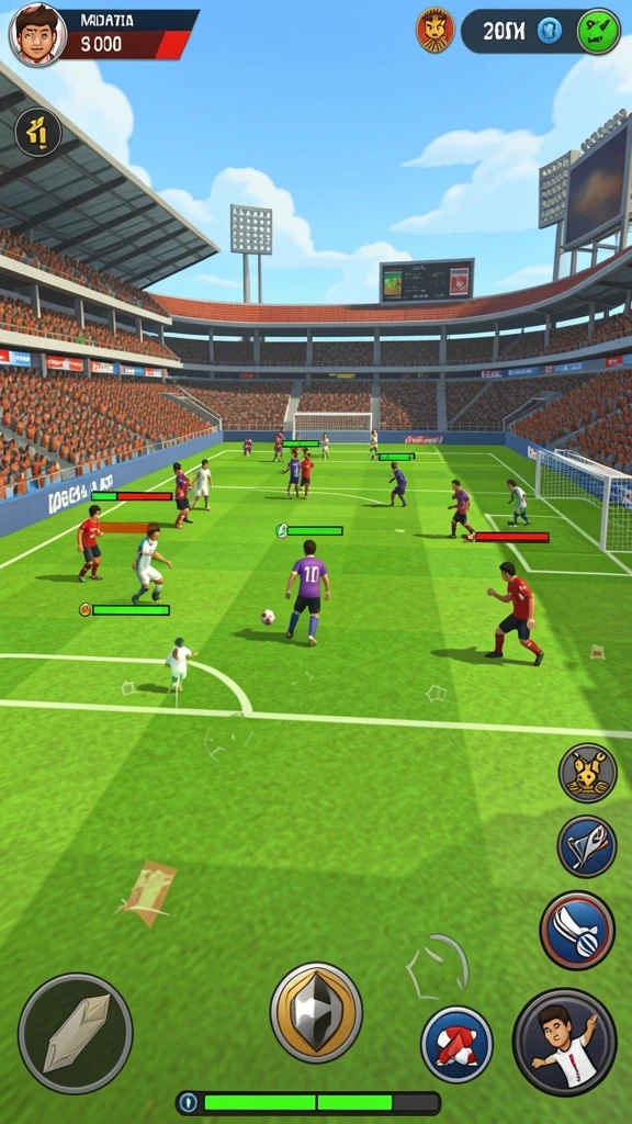 Tampilan awal game yang menarik dan mudah dinavigasi.