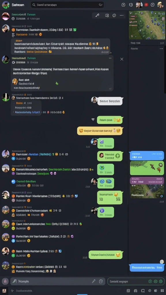 Screenshot dari dunia permainan yang penuh warna dan detail.