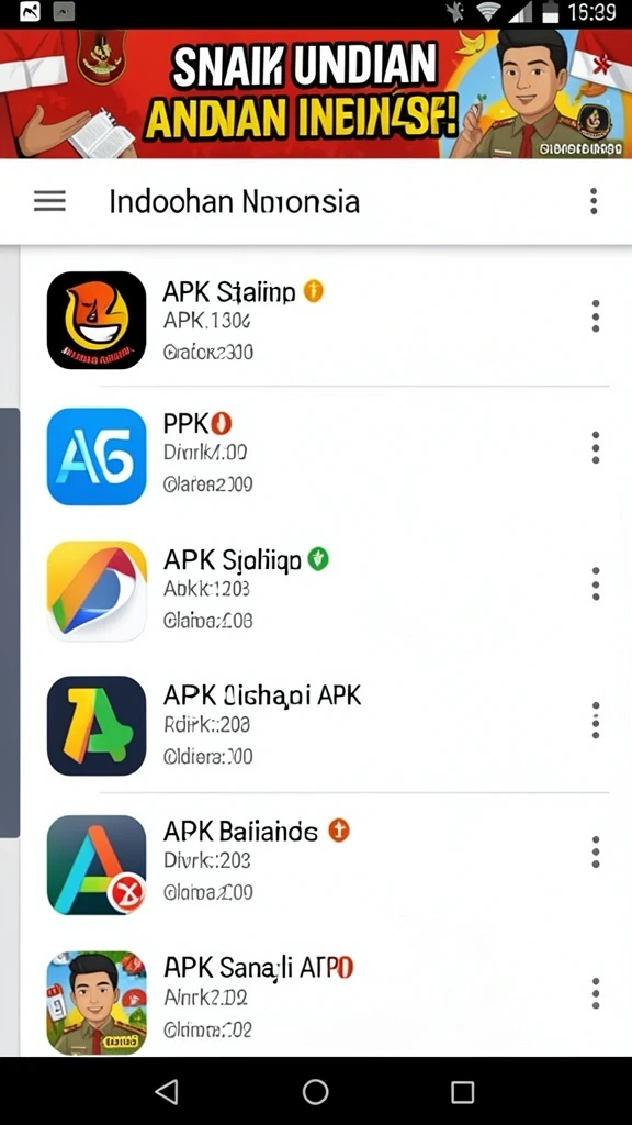 Screenshot menampilkan fitur upgrade karakter yang menarik.